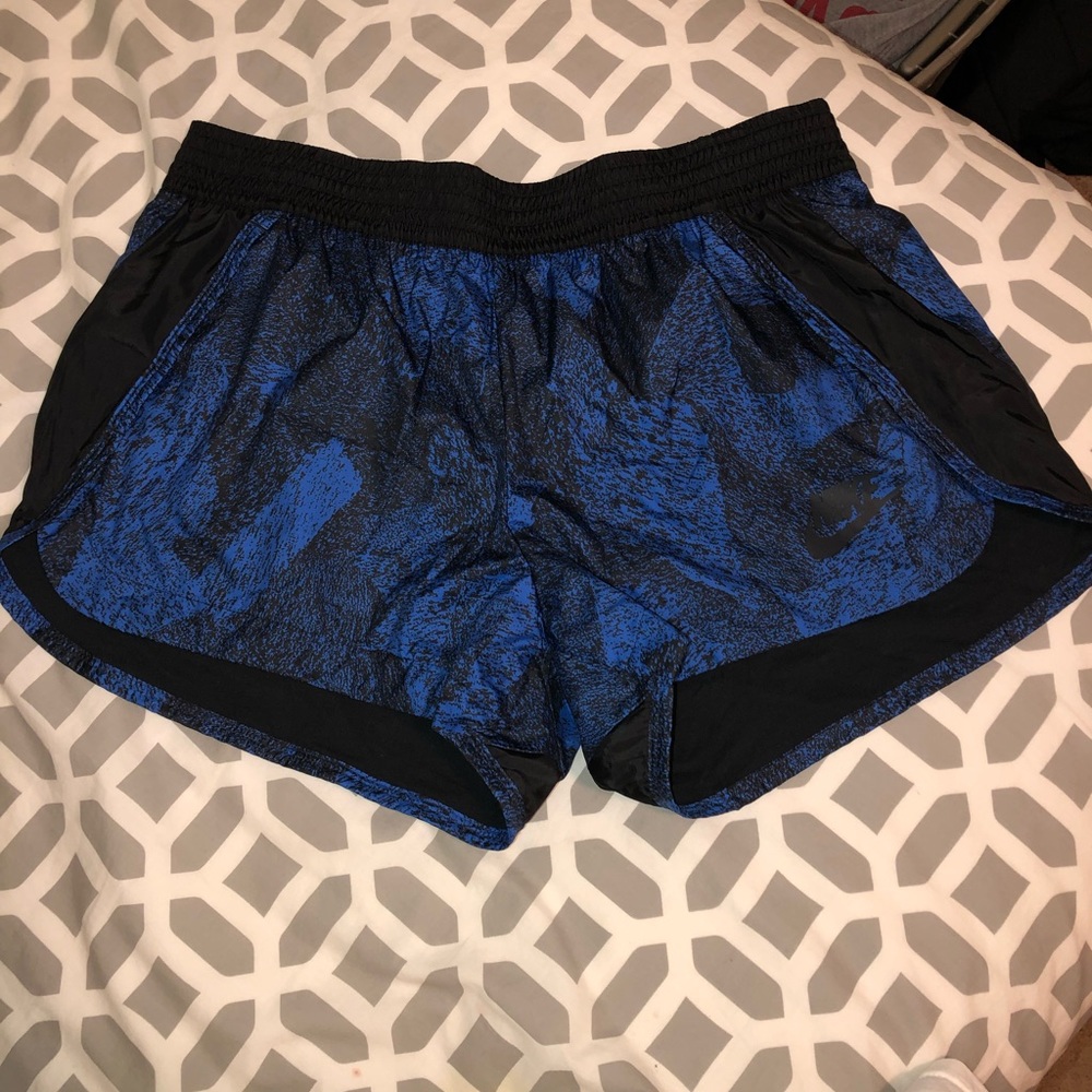 COPY - Blue and black nike running shorts